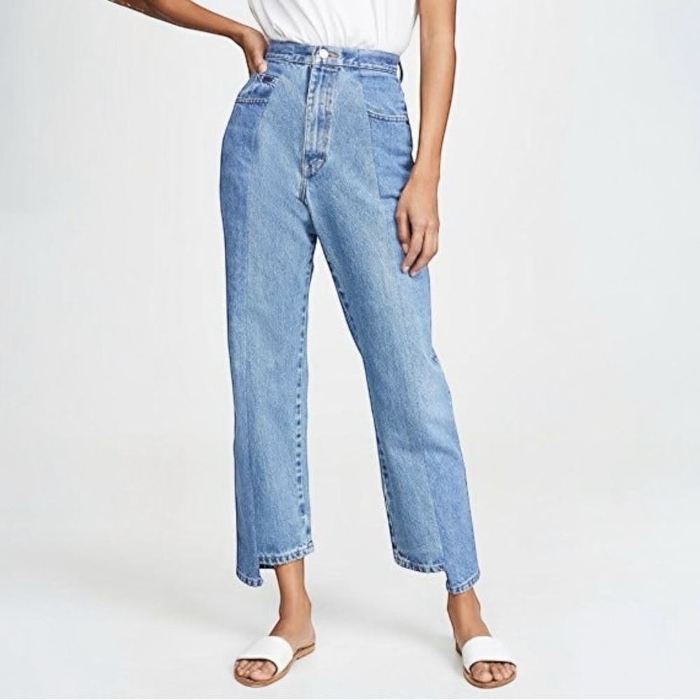 E.L.V.‎ DENIM Light Blue Match Boyfriend Tapered Jeans